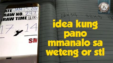 idea kung pano manalo sa weteng or stl .
